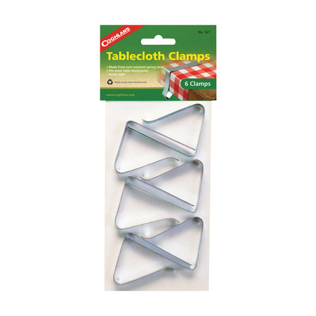 COGHLANS TABLECLOTH CLAMPS 6PK 527